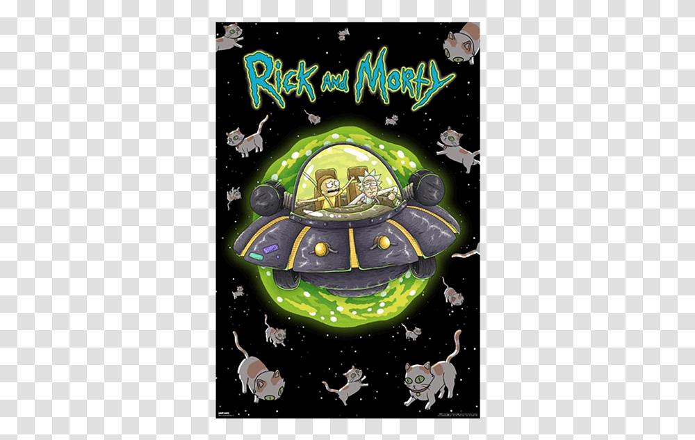 Rick And Morty Cat Rick And Morty Cats In Space, Poster, Animal Transparent Png