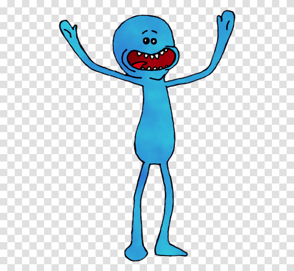 Rick And Morty Character Mr Rick And Morty, Animal, Cutlery, Mouth, Rattle Transparent Png