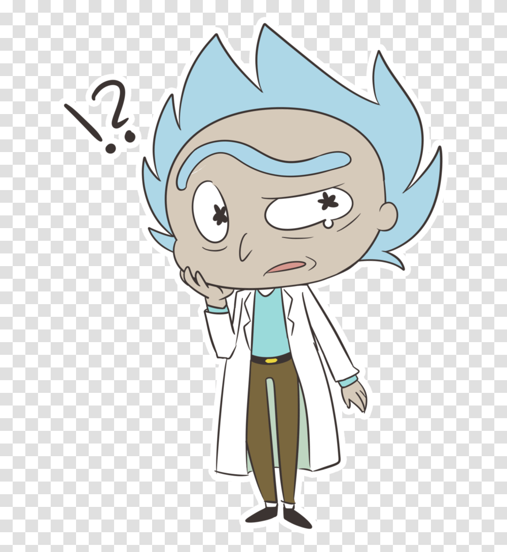 Rick And Morty Chibis, Drawing, Doodle, Doctor Transparent Png