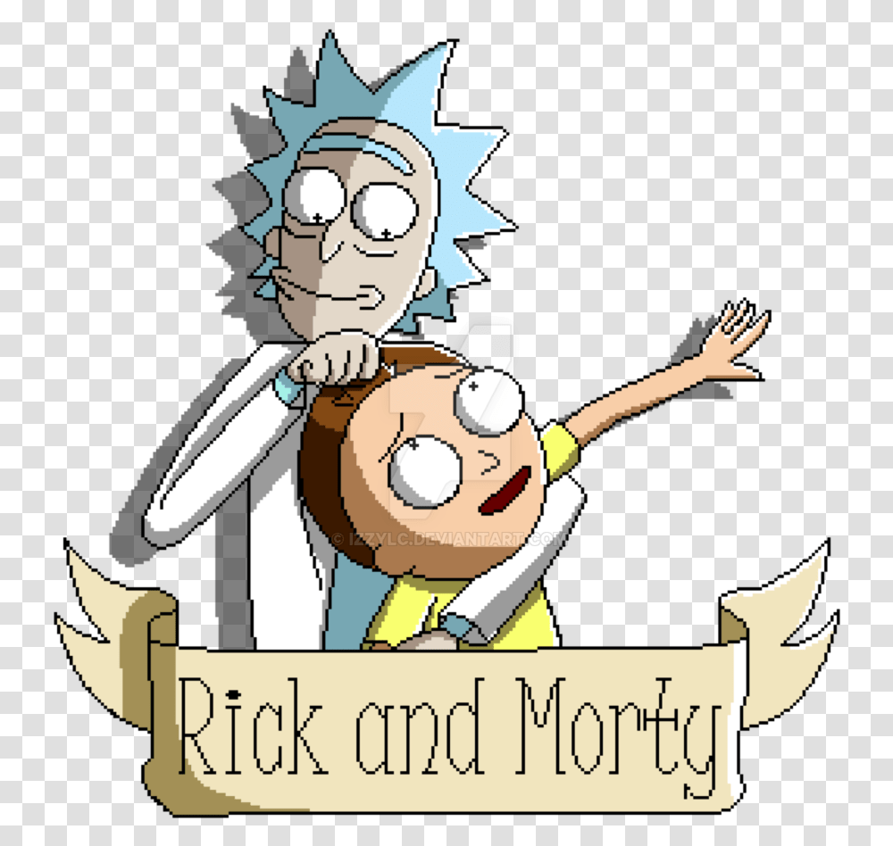 Rick And Morty Clipart Rick Sanchez Pixel Rick And Morty, Performer, Person, Human, Magician Transparent Png