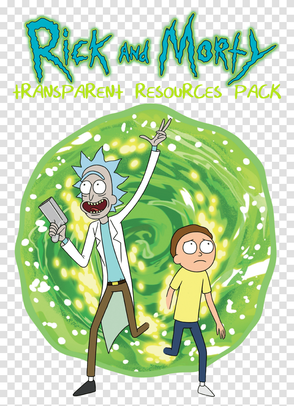 Rick And Morty Clipart Rivk Rick And Morty Background, Drawing, Outdoors, Vegetation, Plant Transparent Png