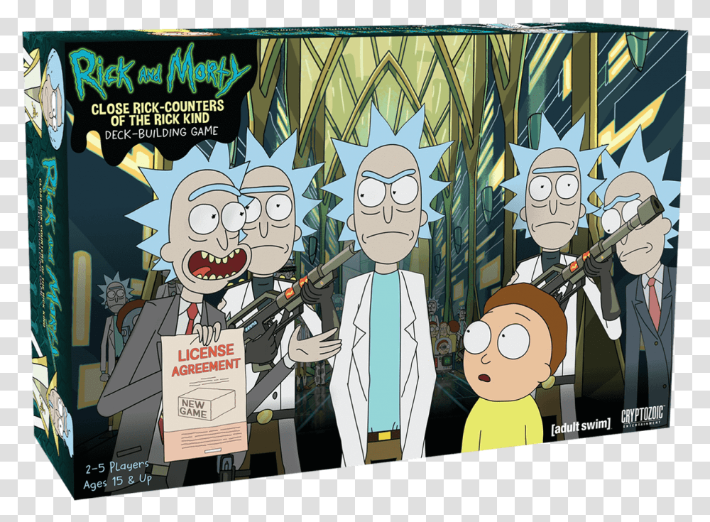 Rick And Morty Close Rick Counters Of The Rick And Morty Deck Building Game, Comics, Book, Poster, Advertisement Transparent Png