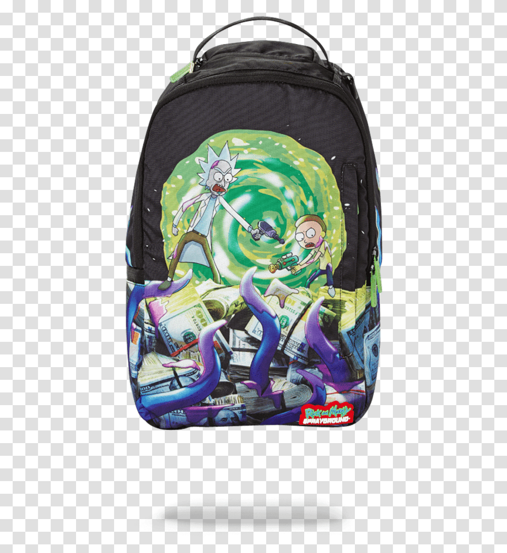 Rick And Morty, Cushion, Pillow, Backpack Transparent Png