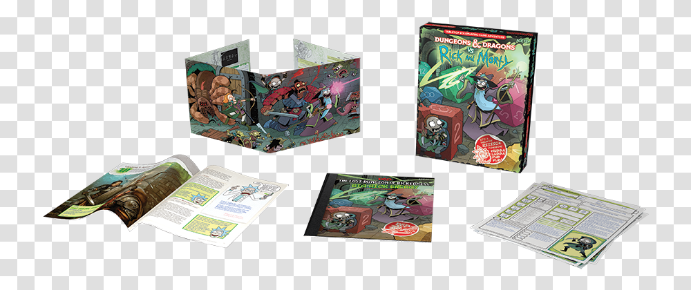 Rick And Morty Dungeons And Dragons Game, Book, Poster, Advertisement, Flyer Transparent Png
