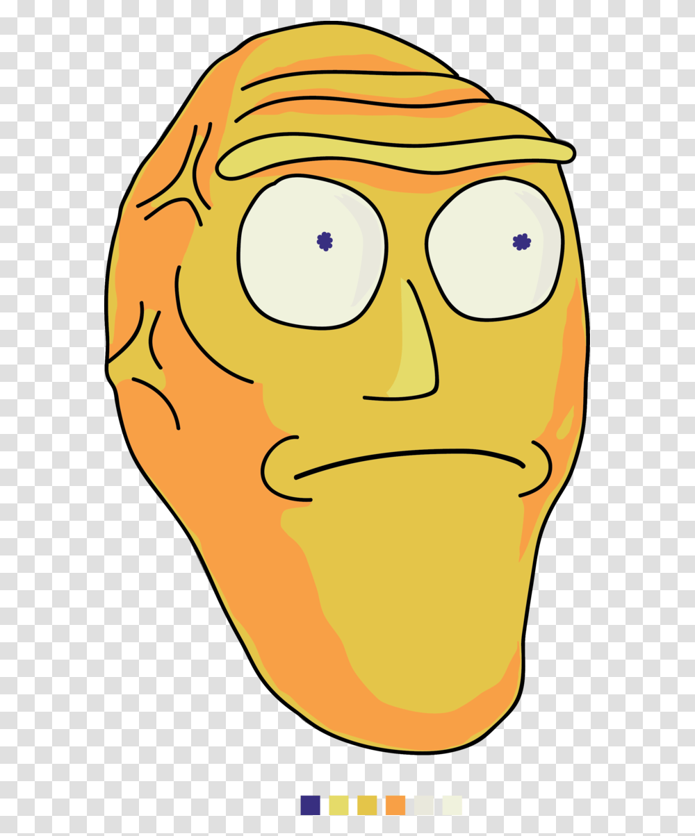 Rick And Morty Free Download Rick And Morty Planet Head, Face, Person, Helmet Transparent Png