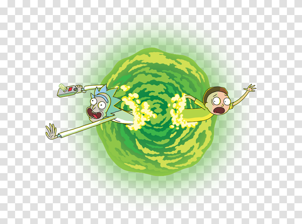 Rick And Morty, Green, Drawing Transparent Png