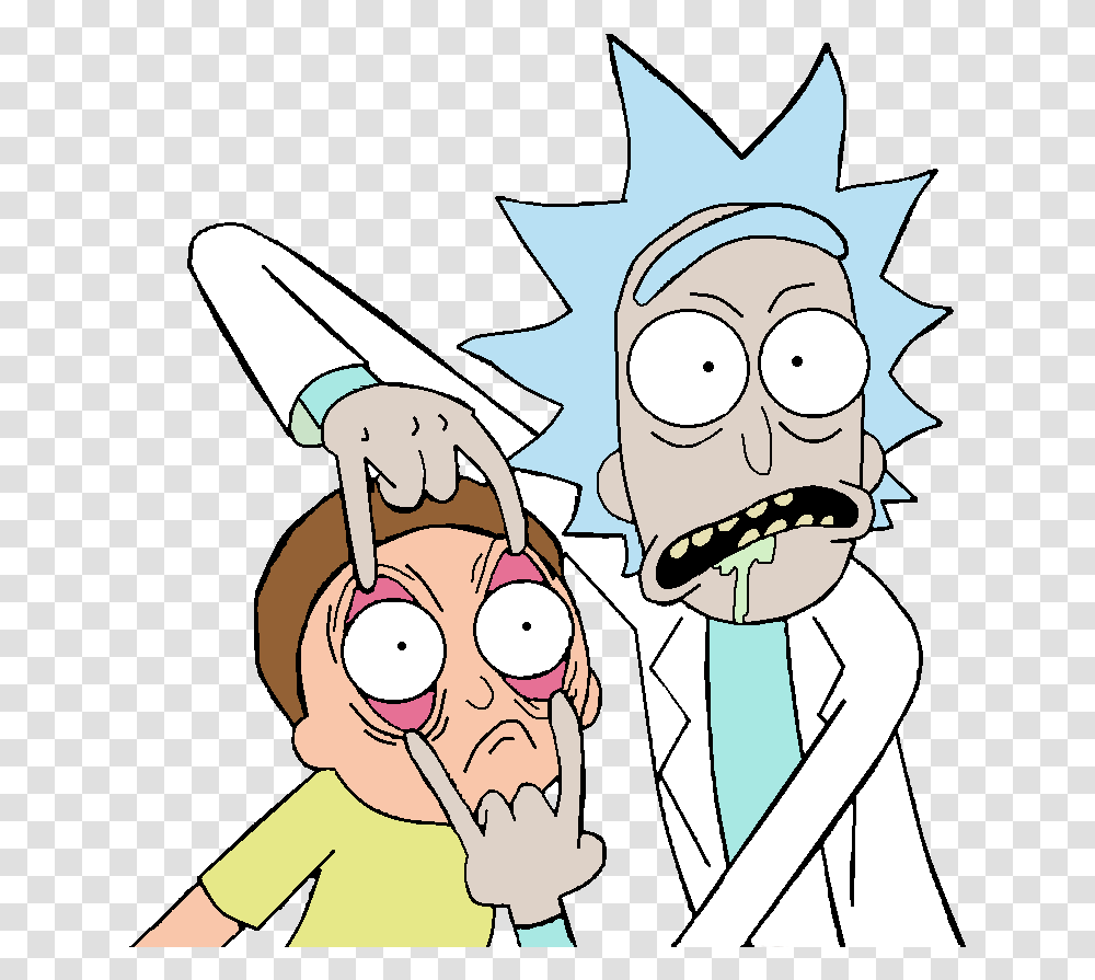Rick And Morty Look, Person, Doctor, Face Transparent Png
