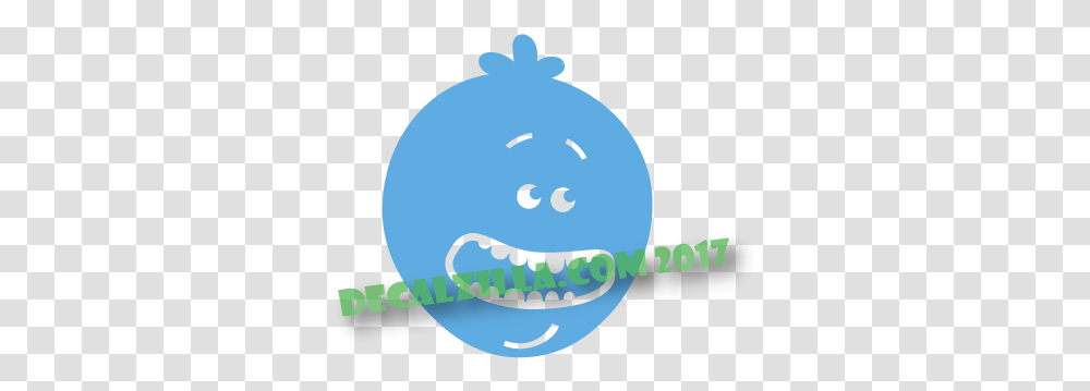 Rick And Morty Mr Meeseeks Decal Sticker Illustration, Teeth, Mouth, Lip, Bird Transparent Png