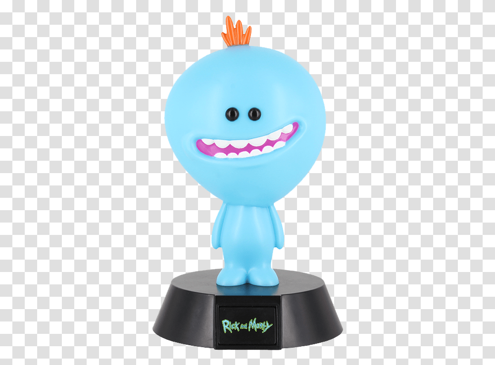 Rick And Morty Mr Meeseeks Icon Light Kingsloot Mr Meeseeks Light Paladone Icons, Teeth, Mouth, Figurine, Toy Transparent Png
