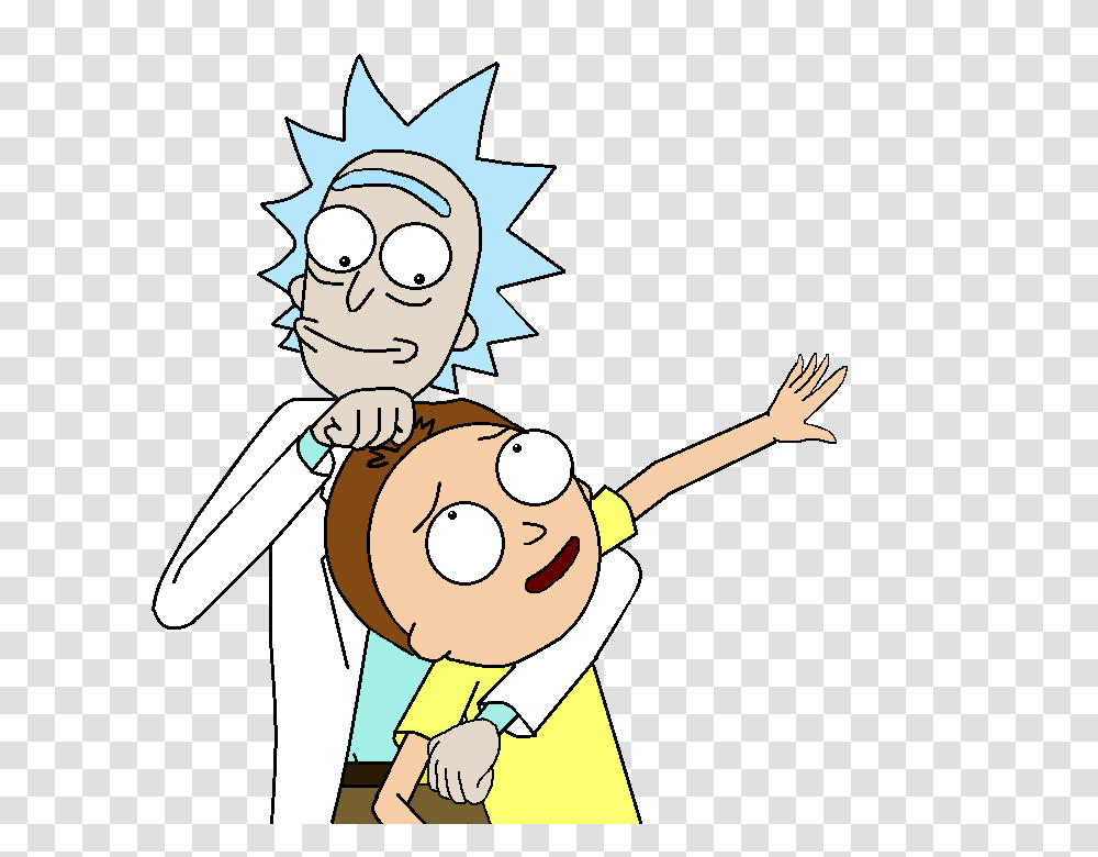 Rick And Morty, Person, Human, Drawing Transparent Png