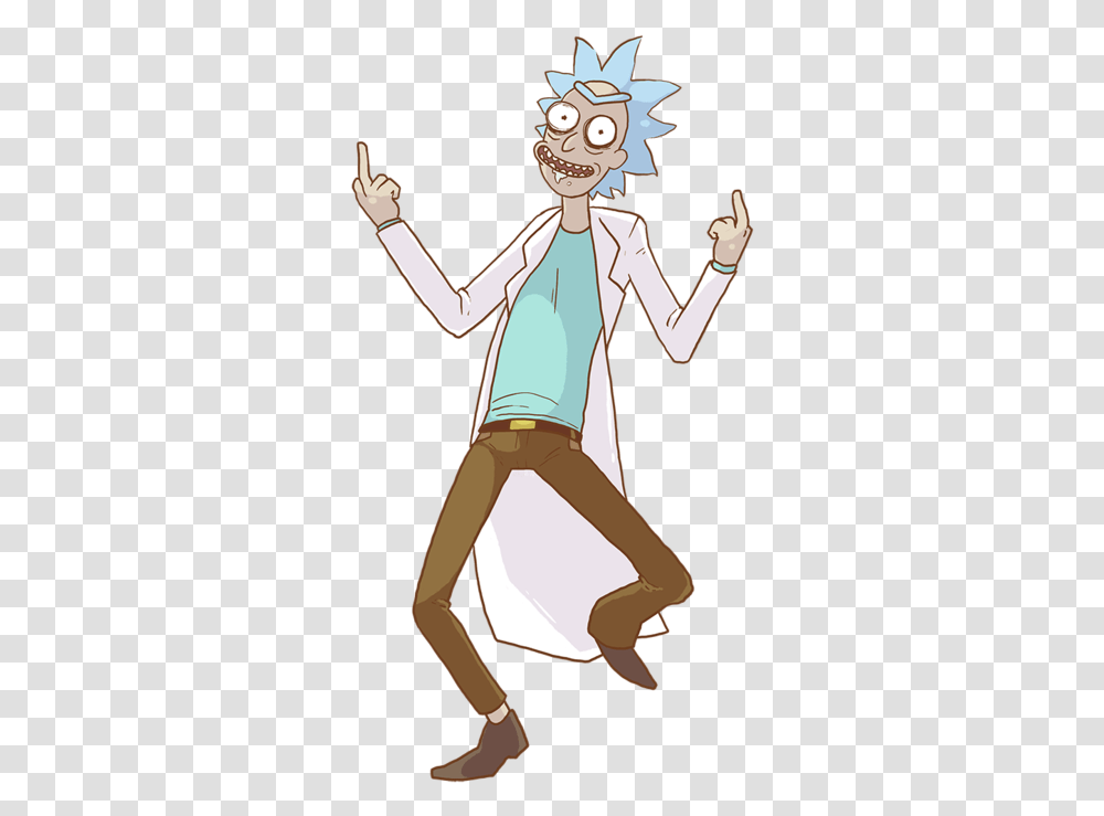 Rick And Morty, Person, Outdoors, Hand Transparent Png