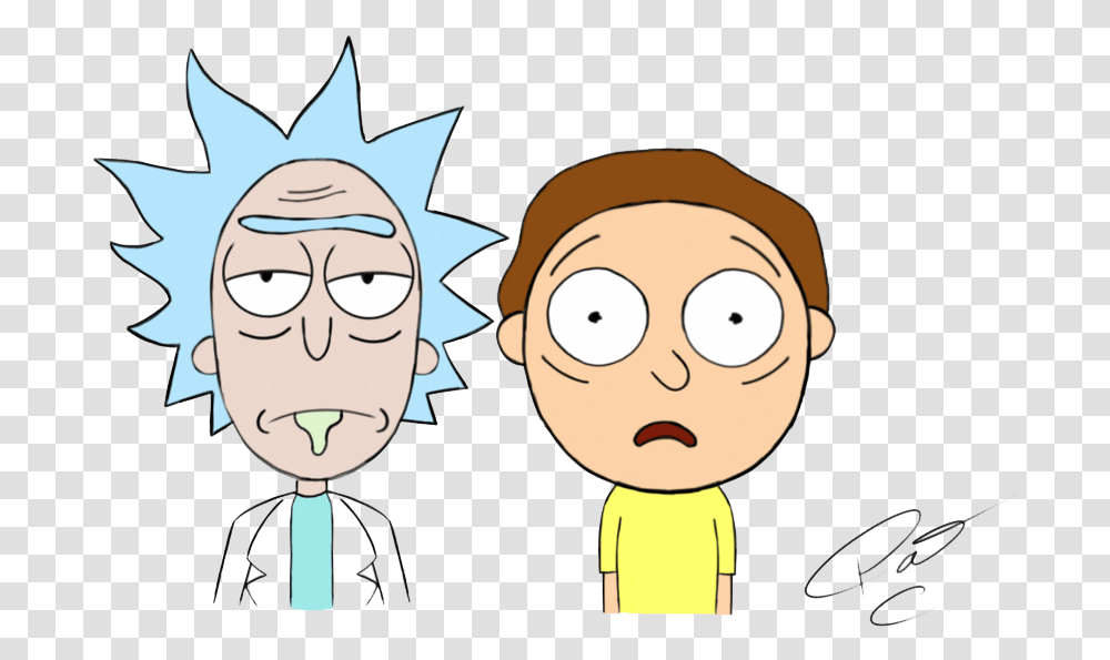 Rick And Morty Pic Rick And Morty Portrait, Face, Head, Plant, Crowd Transparent Png