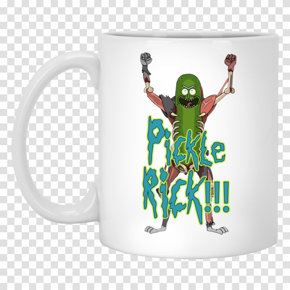 Rick And Morty Pickle Rick Coffee Mugs, Coffee Cup, Person, Human Transparent Png