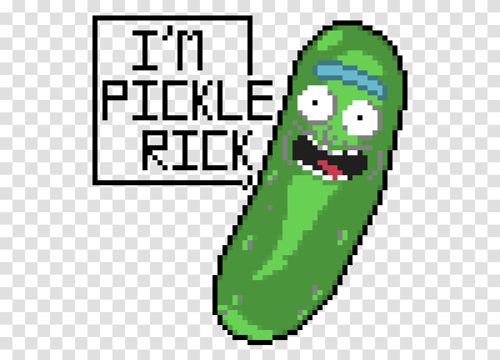 Rick And Morty Pixel Art, Plant, Food, Relish, Pickle Transparent Png