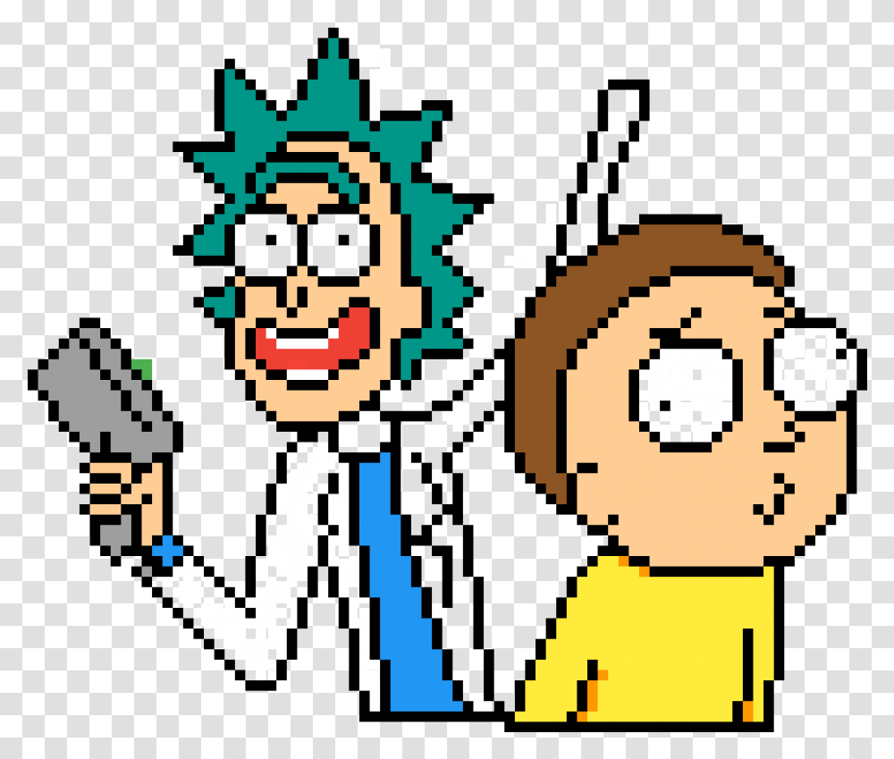 Rick And Morty Pixels, Rug Transparent Png