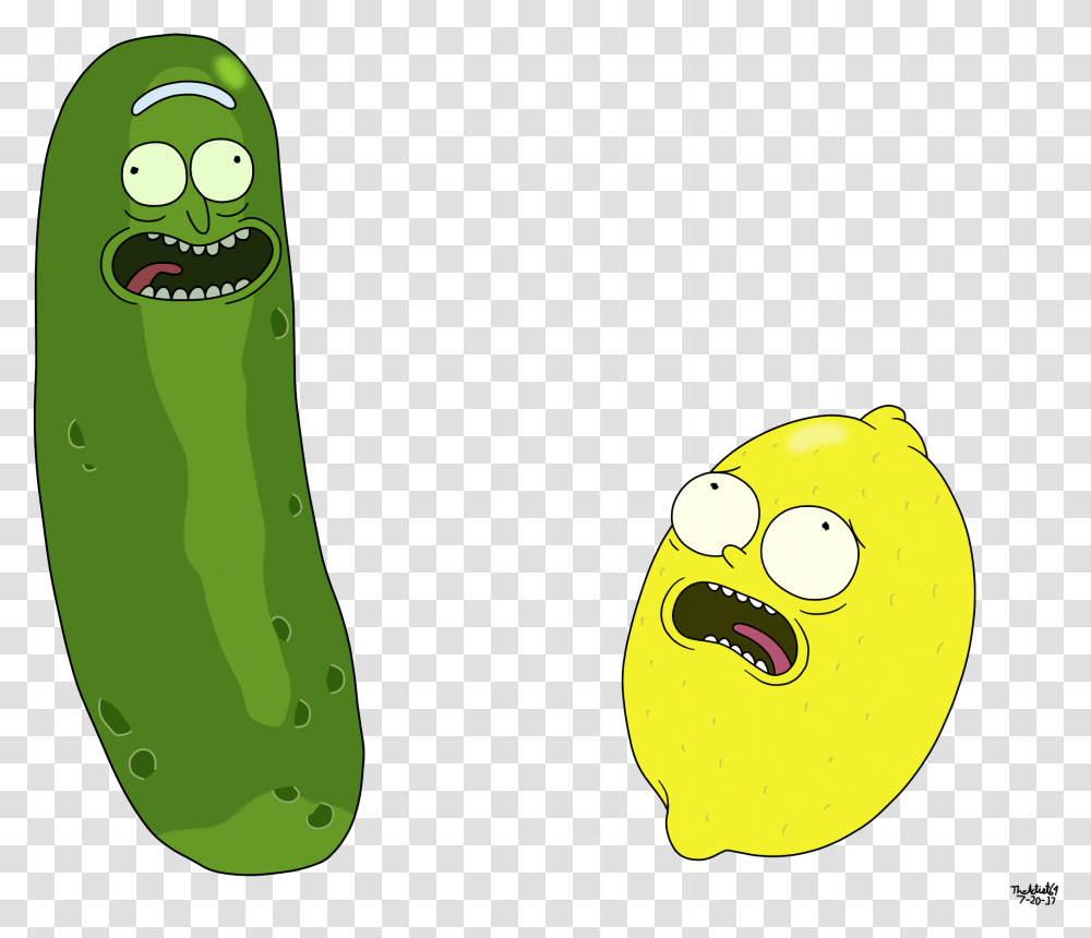 Rick And Morty, Plant, Food, Vegetable, Cucumber Transparent Png
