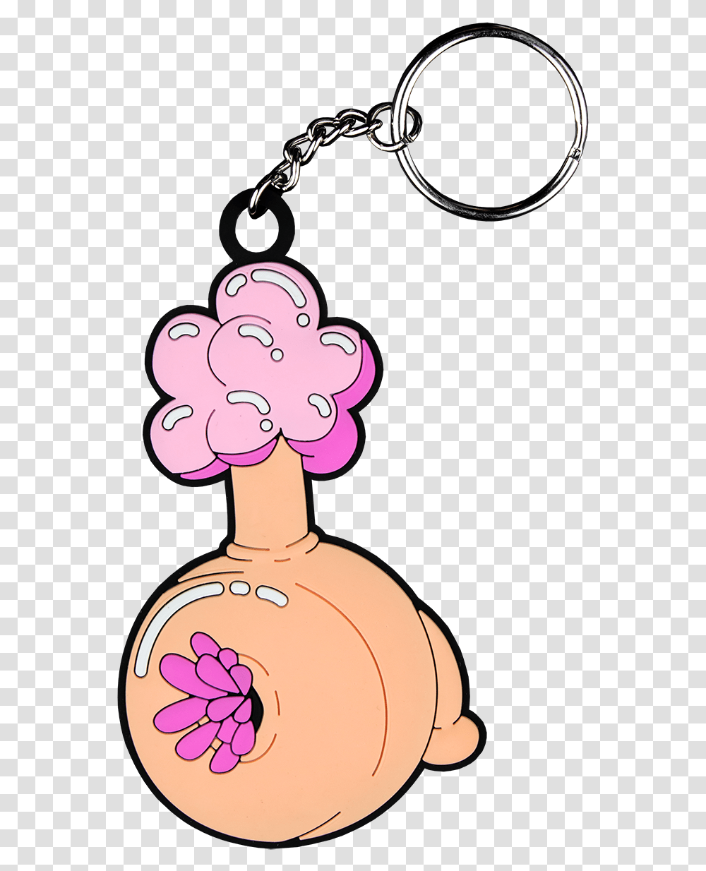 Rick And Morty Plumbus Keychain Rick And Morty Plumbus, Drawing, Doodle, Label Transparent Png