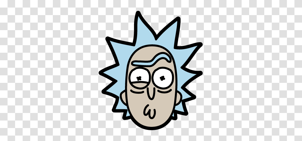Rick And Morty Pocket Mortys, Label, Head, Face Transparent Png