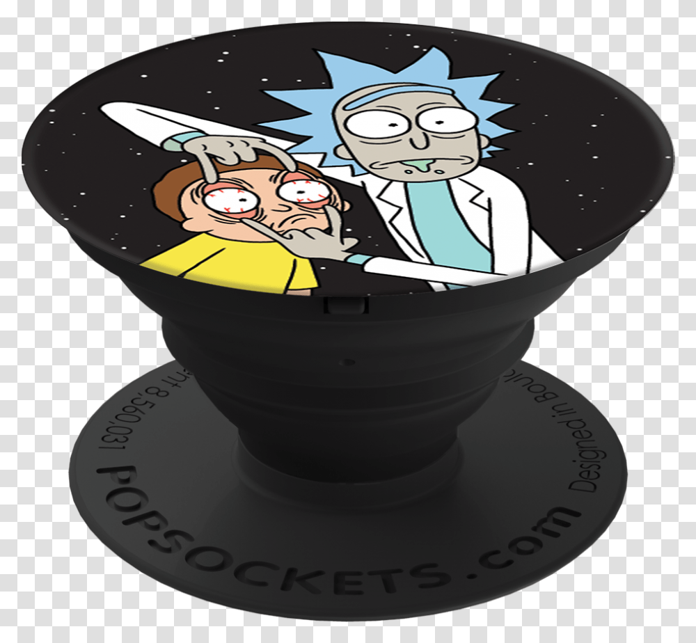 Rick And Morty Popsocket Rick And Morty, Performer, Bowl, Magician, Meal Transparent Png