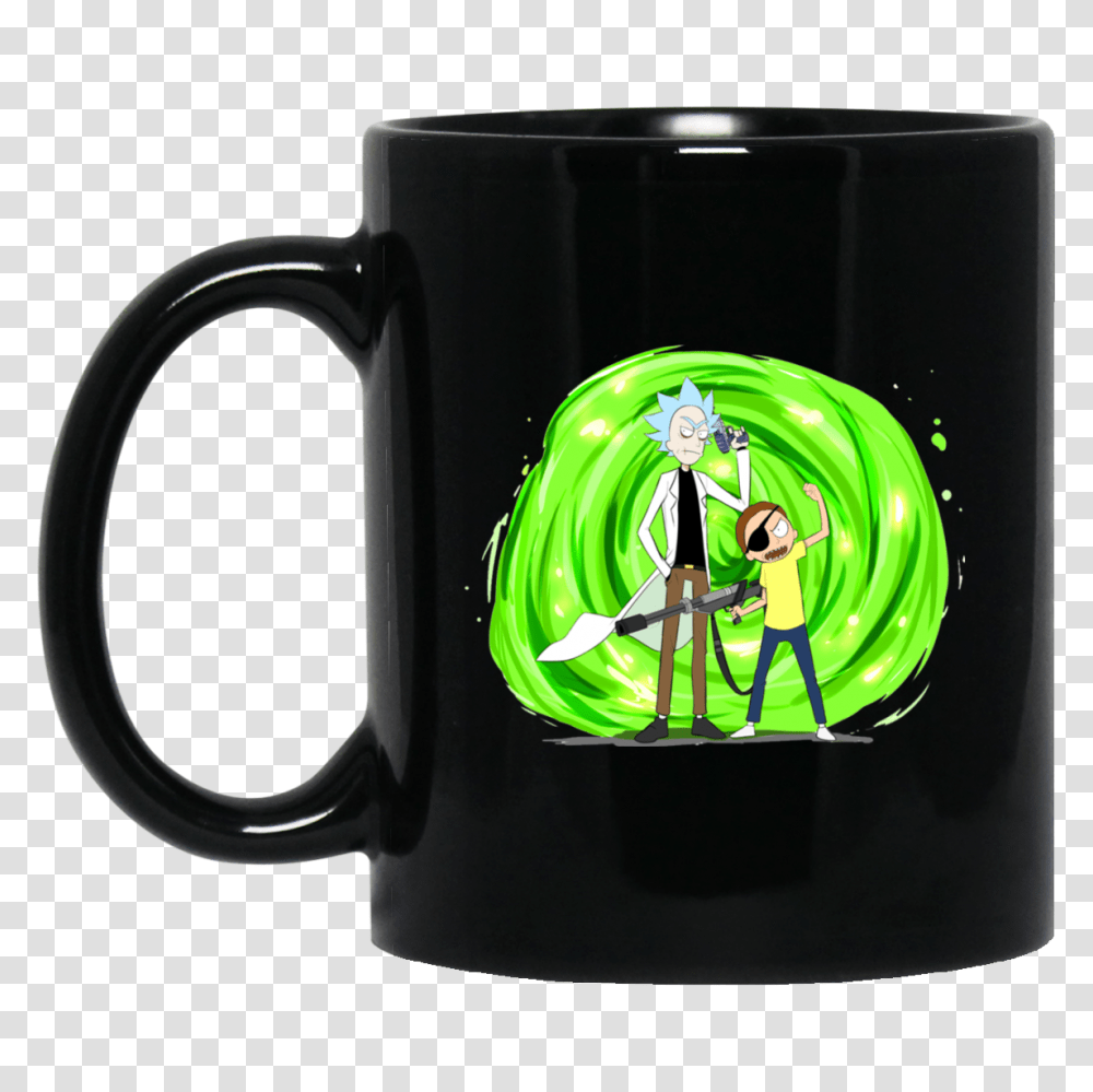 Rick And Morty Portal Heat Mug, Coffee Cup, Stein, Jug, Glass Transparent Png