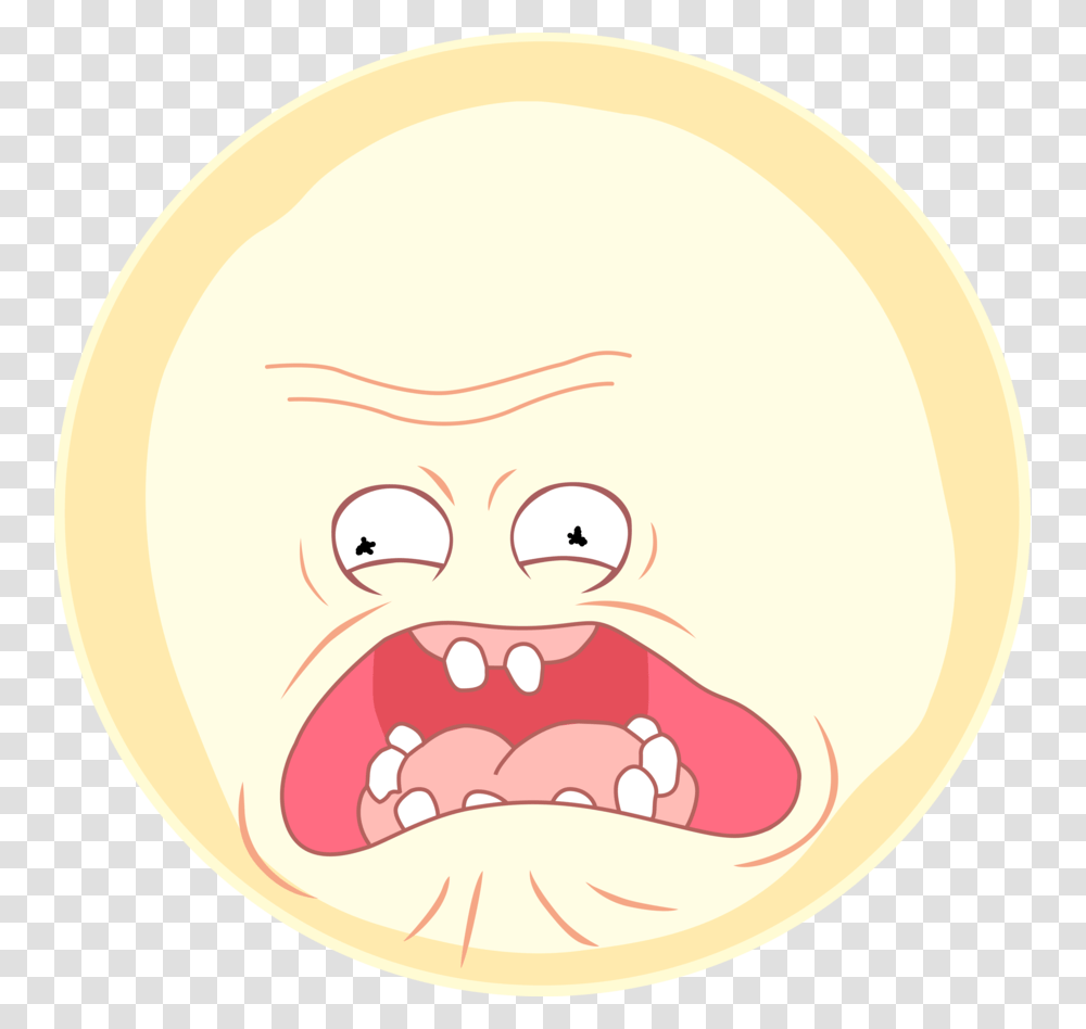 Rick And Morty Screaming Sun, Mouth, Lip, Teeth, Throat Transparent Png