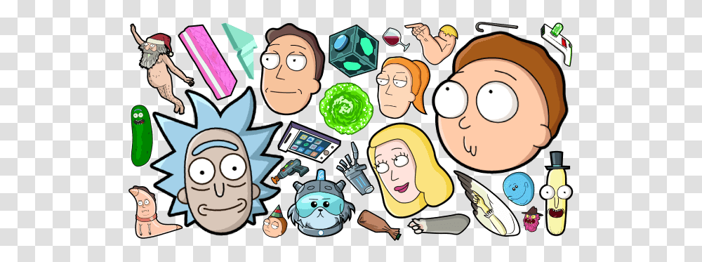 Rick And Morty Sharing, Person, Human, Game, Mobile Phone Transparent Png