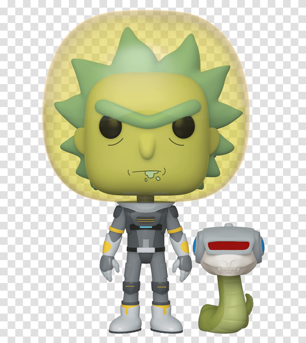 Rick And Morty Space With Snake Pop Vinyl Figure Rick And Morty Funko Pop, Toy, Robot Transparent Png