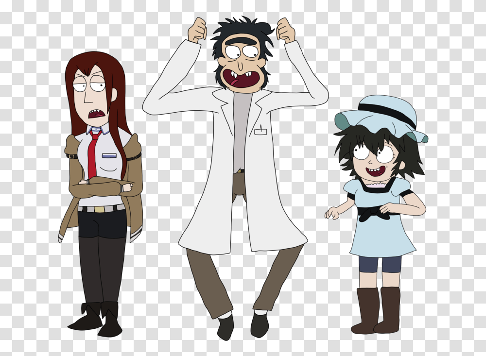 Rick And Morty Steins Gate Rick And Morty, Performer, Person, Human, Magician Transparent Png