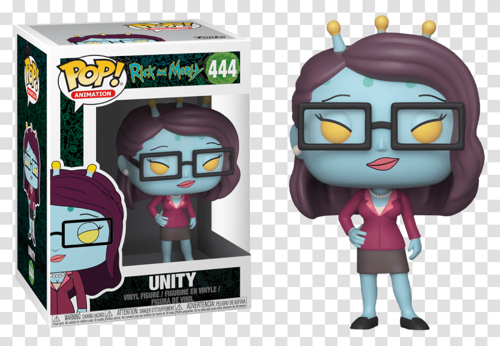 Rick And Morty Unity Funko, Toy Transparent Png