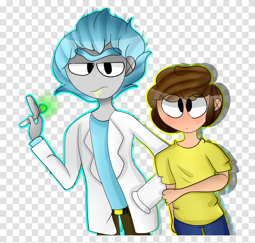 Rick And Morty Weasyl, Person, Sunglasses, Hand, Lab Coat Transparent Png