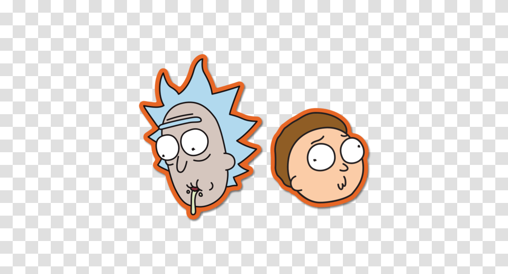 Rick And Morty Zoned Out Sticker Pair Burubado, Accessories, Jewelry, Food, Dynamite Transparent Png