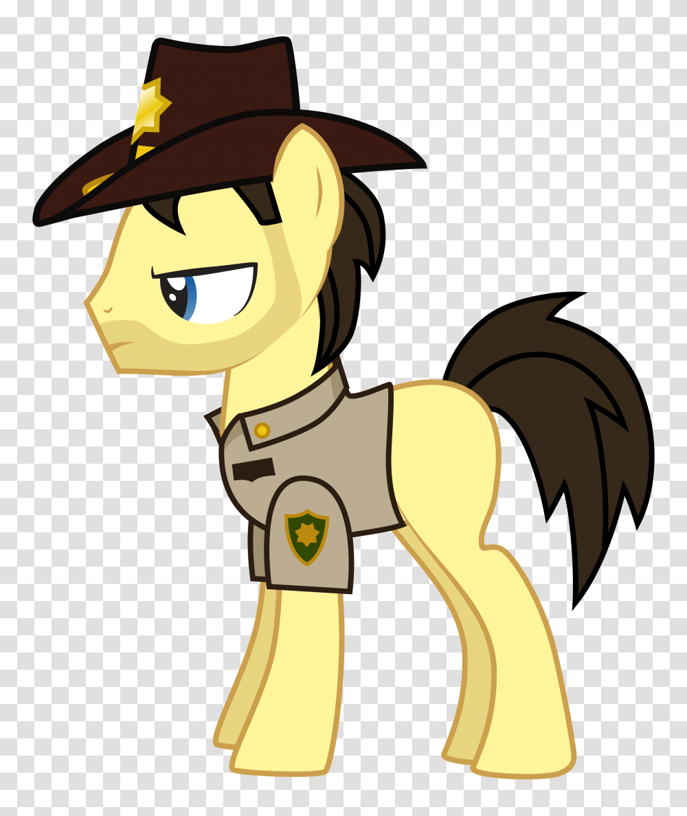 Rick Grimes Pony, Apparel, Hat, Cowboy Hat Transparent Png