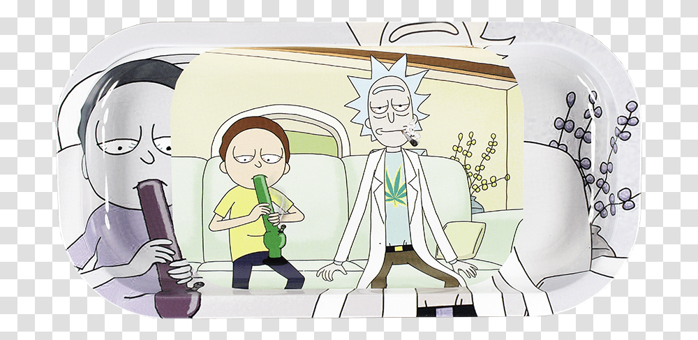 Rick Morty Smoke Weed, Person, Human, Drawing Transparent Png