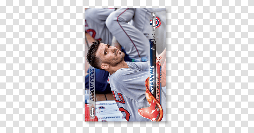 Rick Porcello 2018 Topps Opening Day Baseball Dugout Player, Person, Sport, People Transparent Png