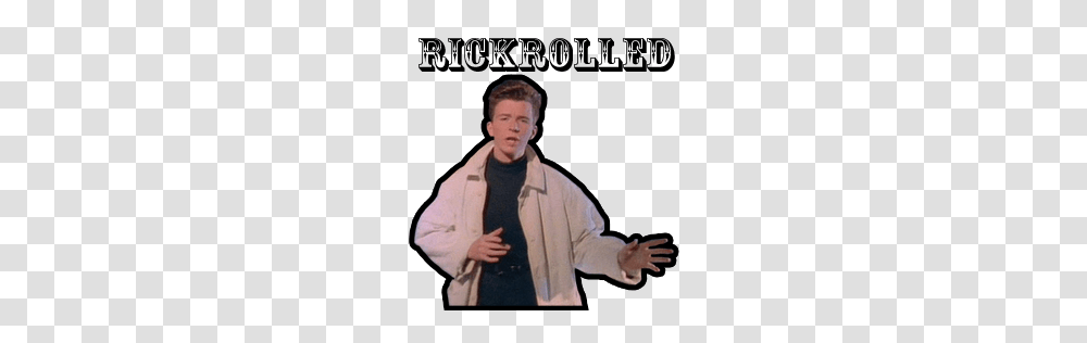 Rick Rolled Gamebanana Sprays, Person, Man, Long Sleeve Transparent Png