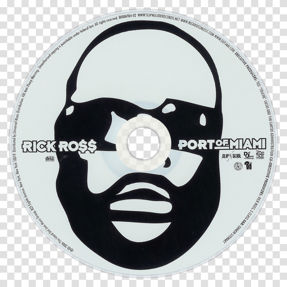 Rick Ross Rick Ross Port Of Miami Cd, Disk, Dvd Transparent Png