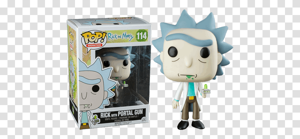 Rick Sanchez Funko Pop, Figurine, Toy, PEZ Dispenser, Plush Transparent Png