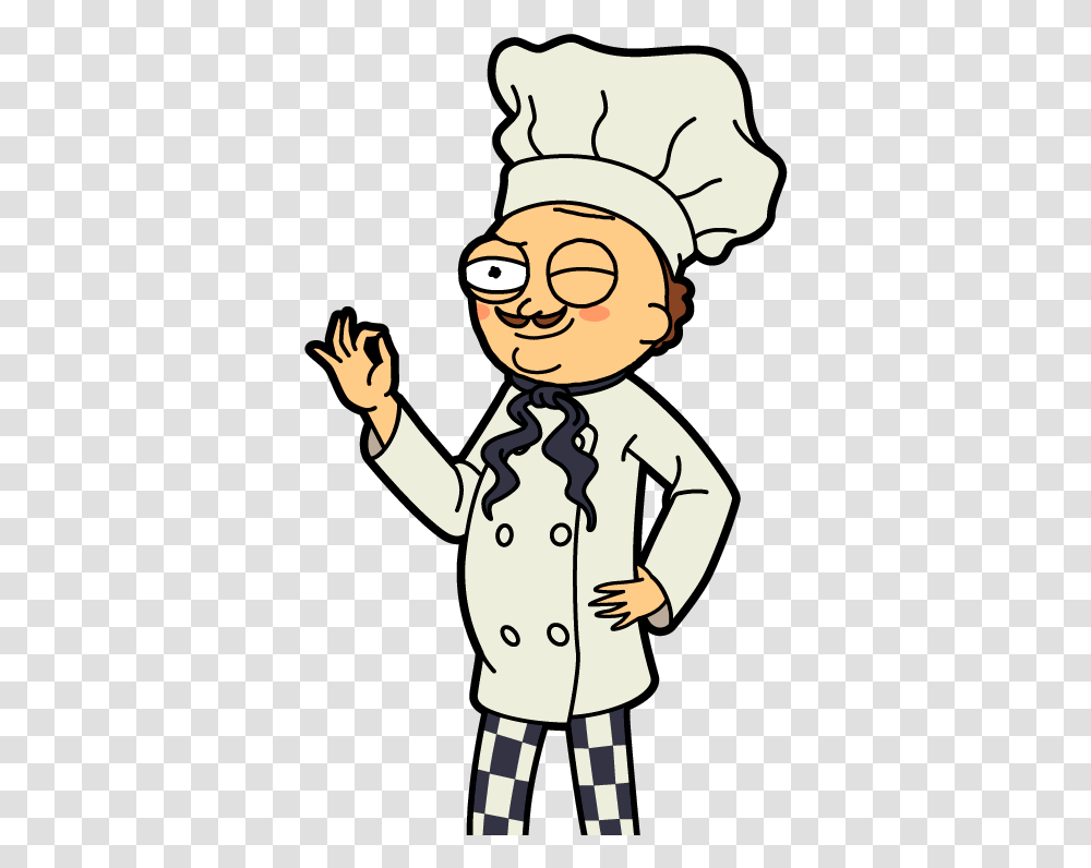 Rickipedia Pocket Mortys Chef Morty, Person, Human Transparent Png