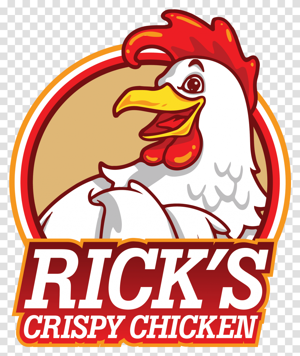 Ricks Crispy Chicken Chicken Vector Logo, Poultry, Fowl, Bird, Animal Transparent Png