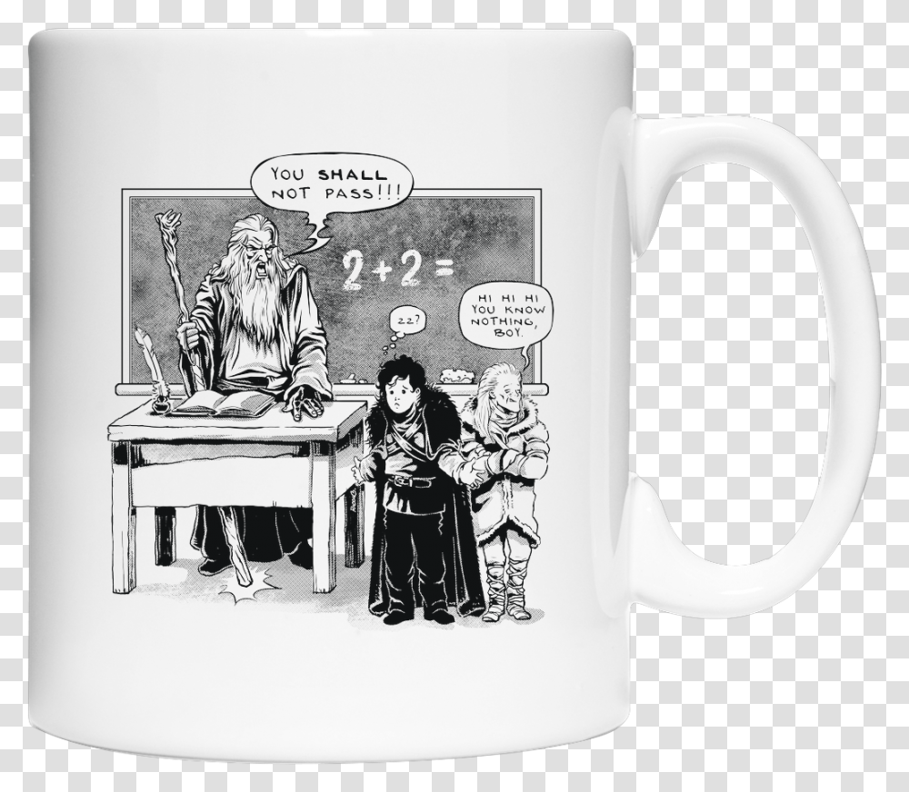 Rico Mambo You Shall Not Pass Sonstiges Coffee Mug Cartoon, Coffee Cup, Person, Human Transparent Png
