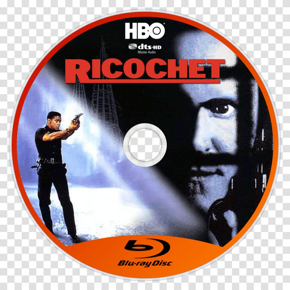 Ricochet 1991 Dvd Cover, Person, Human, Disk, Poster Transparent Png