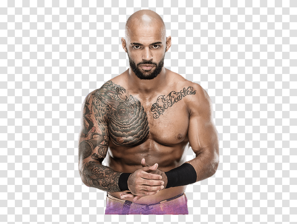 Ricochet Oneandonly Wwe Ricochet, Skin, Person, Human, Tattoo Transparent Png