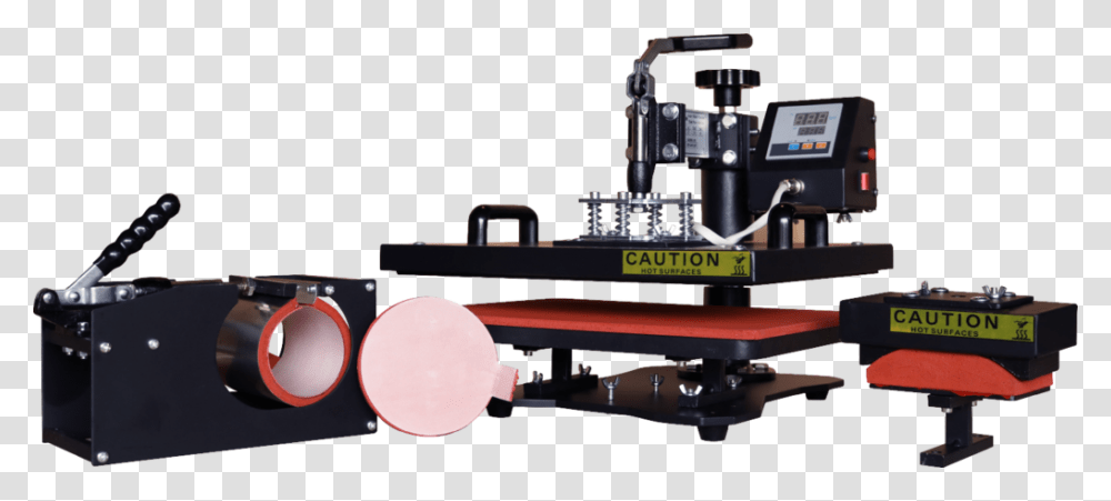 Ricoma Ikonix Hp 0601mf 6 In 1 Heat Press Transfer Heat Transfer Machines, Gun, Weapon, Weaponry, Locomotive Transparent Png