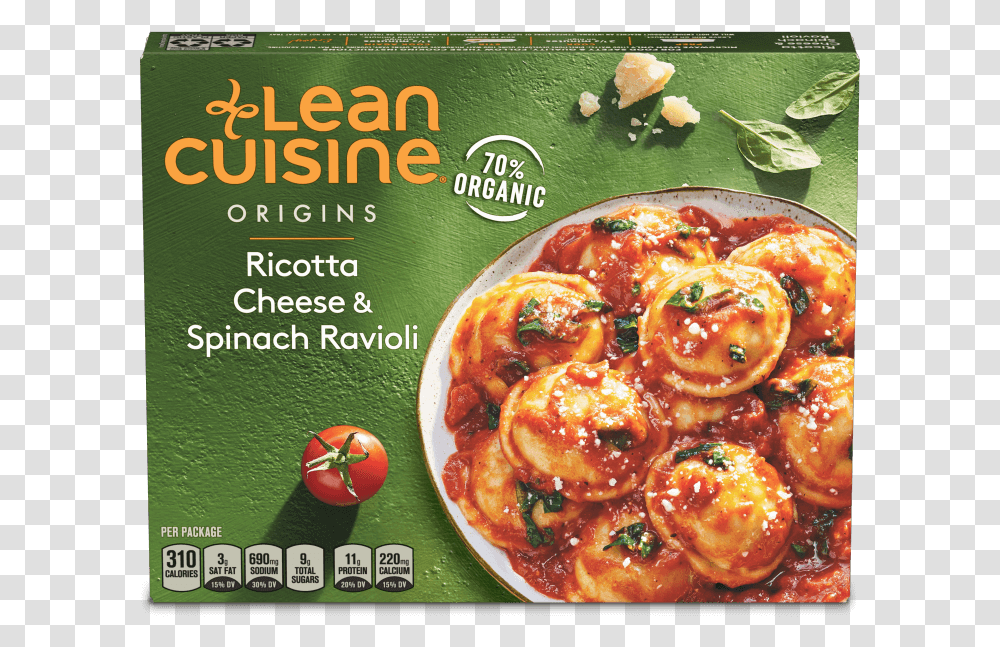 Ricotta Cheese Amp Spinach Ravioli Image Lean Cuisine Ricotta And Spinach Ravioli, Pizza, Food, Dish, Meal Transparent Png
