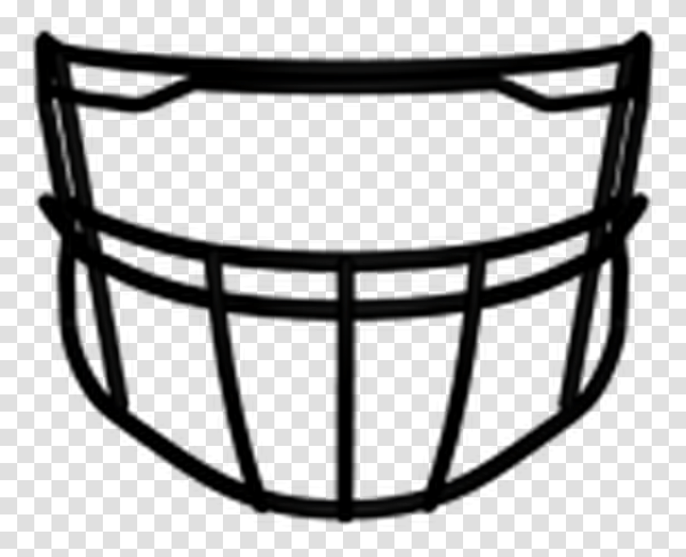 Riddell 360 2bdc Lw Face Mask Clipart Download Football Facemask, Armor, Sweets, Food, Confectionery Transparent Png