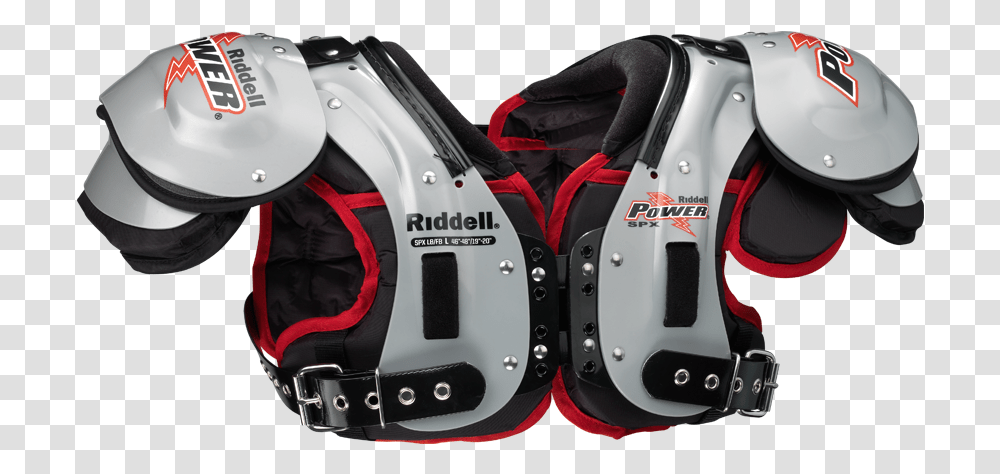 Riddell Power Spx Lbfb Riddell Power Shoulder Pads, Apparel, Helmet, Lifejacket Transparent Png