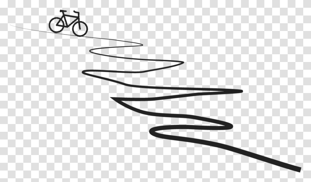 Ride Down Line Art, Bicycle, Vehicle, Transportation Transparent Png