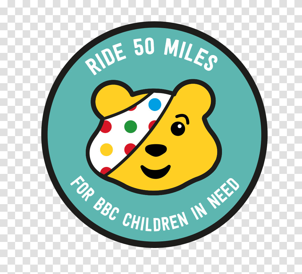 Ride Miles For Bbc Children In Need, Label, Sticker, Logo Transparent Png