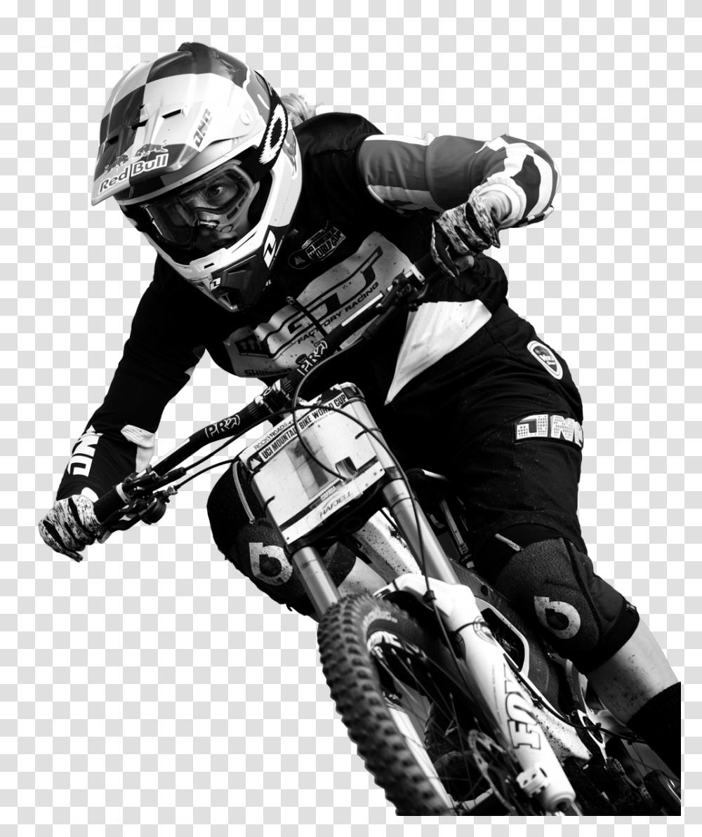 Rider Extreme Sport, Helmet, Clothing, Person, Motorcycle Transparent Png