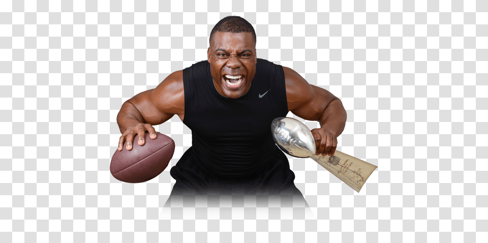 Ridiculously Simple Fat Burning Tips From A Super Bowl American Football, Person, Human, Working Out, Sport Transparent Png